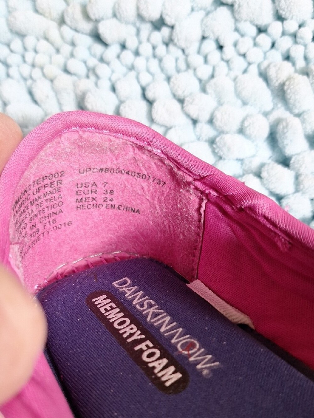 Danskin Pink Multi Slip-On Athletic Shoes - Picture 6 of 7